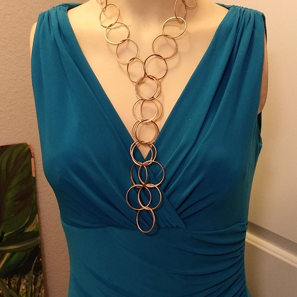 Ralph Lauren Turquoise Dress - Picture 3 of 9